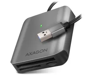 Axagon CRE-S3, USB-A 3.2 Gen 1 - SUPERSPEED čítačka kariet, 3-slot & lun SD/microSD/CF, podpora UHS-II