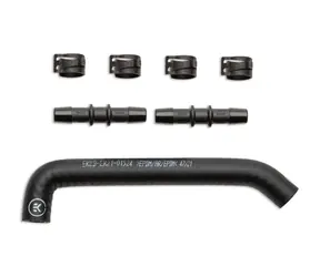 EKWB EK-Pro Tubing 10/17mm Reinforced EPDM Preformed 45 ° / 90 ° - Black