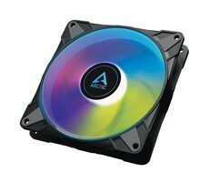 ARCTIC P14 PWM PST ARGB čierna / 140 mm / Fluid Dynamic Bearing / 200-1900 RPM / 68.9 CFM / 4-pin + 3-pin RGB