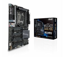 ASUS WS C422 SAGE/10G / C422 / LGA 2066 / 8x DDR4 / PCIEx16 / 2x 10GLAN / EATX  
