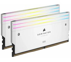 Corsair Dominator Titanium White 64GB (2x 32GB) DDR5 6000MHz biela / CL30 / DIMM / XMP 3.0