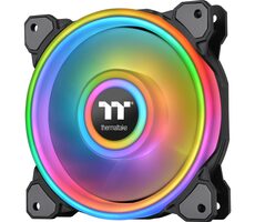 Thermaltake Riing Quad 14 RGB Radiator čierna / Ventilátor / 140 mm / Hydraulic Bearing / 1400 RPM @ 26.1 dB / 60.17 CFM 