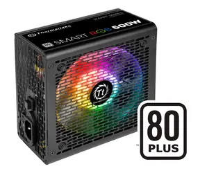 Thermaltake SMART RGB 500W čierna / ATX / 500W / 120mm ventilátor / 80PLUS / nemodulárny