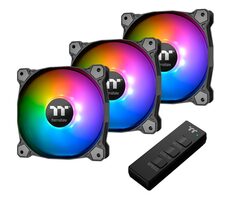 Thermaltake Pure 14 ARGB Radiator čierna 3ks / Ventilátor / 140 mm / Hydraulic Bearing / 1400 RPM @ 30.4 dB / 70.32 CFM