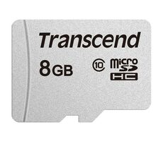 Transcend 300S microSDHC 8GB / Class 10 / R: 20MBs / W: 10MBs