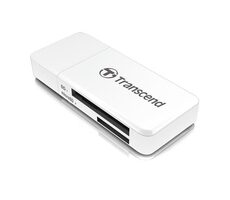 Transcend RDF5 čítačka pamäťových kariet biela / USB-A 3.1 Gen 1 / SDXC / microSDXC / UHS-I