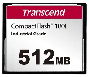 Transcend CF180 Compact Flash Karta 512MB / R: 85MBs / W: 70MBs 