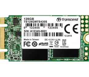Transcend MTS430S 128GB/M.2 2242 SATA/RW: 560/380 MBps/ IOPS: 35K/80K/MTBF 1.0mh/3y