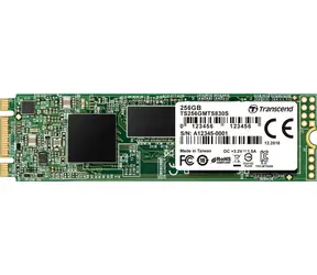 Transcend MTS830S 256GB/M.2 2280 SATA/RW: 530/400 MBps/ IOPS: 45K/75K/MTBF 2.0mh/3y