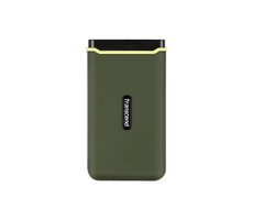 Transcend ESD380C Externý SSD 500GB zelená / USB-C 3.2 Gen 2x2 / R: 2000MBs / W: 2000MBs