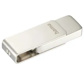 HAMA USB Uni-C Rotate Pre 64 GB strieborná / Flash disk / USB-C 3.1 / čítanie: až 70 MBs
