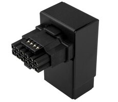 Kolink Adaptér Core Pro 12V-2x6 90 stupňov - typ 1 čierna