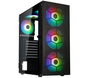 Kolink Observatory HF Mesh ARGB čierna / ATX / 1x USB-A 3.0 / 2x USB-A 2.0 / 3x 140mm / 3x 120mm / bez zdroja