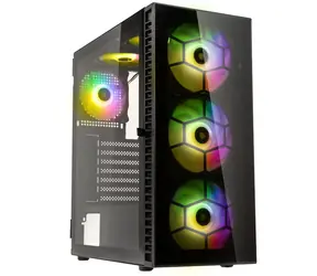 Kolink Observatory HF Glass ARGB čierna / ATX / 1x USB-A 3.0 / 2x USB-A 2.0 / 3x 140mm / 3x 120mm / bez zdroja