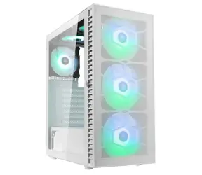 Kolink Observatory HF Mesh ARGB biela / ATX / 1x USB-A 3.0 / 2x USB-A 2.0 / 3x 140mm / 3x 120mm / bez zdroja