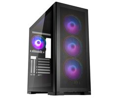 Kolink UNITY Meshbay ARGB čierna / ATX / 2x USB-A 3.0 / 1x USB-A 2.0 / 4X 120mm / bez zdroja / priehľadná bočnica