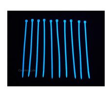 BitsPower Sada sťahovacích pásikov 120mm UV modrá / 20 ks 