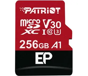 Patriot EP Series microSDXC 256GB s adaptérom / UHS-I V30 / U3 / A1 / Class 10