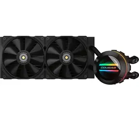 COUGAR Poseidon GT 240 čierna / Komplet vodného chladenia / 2x 120mm / 600-2000 RPM / 34.5 dBA