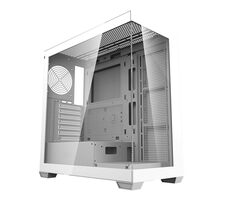 darkFlash DS900 biela / ATX / bez vetrákov / 2x USB-A / priehľadná bočnica / bez zdroja