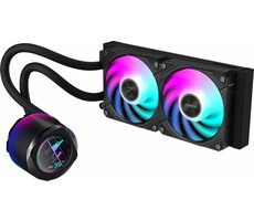 GIGABYTE AORUS WATERFORCE X II 240 / 2x 120mm / 37.5 dB / 72 CFM / 800 - 2400 RPM / RGB / Intel + AMD