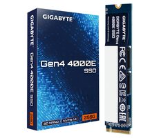 GIGABYTE Gen4 4000 SSD 250GB / M.2 2280 Gen 4 / R: 3500 MBps / W: 1800 MBps / MTBF: 1.5mh / 3y