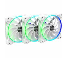 Alpenföhn 140mm Wing Boost 3 ARGB PWM 3ks biela / 140mm / 19 dB @ 1500 RPM / 78.86 CFM / 3-pin + 4-pin