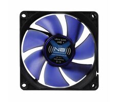 Noiseblocker BlackSilent Fan XC1 bulk modrá / 80mm / 21 dB @ 1700 RPM / 21 CFM / 3-pin