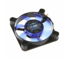 Noiseblocker BlackSilent Fan XS1 modrá / 50mm / 16.3 dB @ 3000 RPM / 6.77 CFM / 3-pin