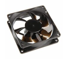 Noiseblocker BlackSilent Pro Fan P-1 čierna / 80mm / 15.4 dB @ 1500 RPM / 17.24 CFM / 3-pin
