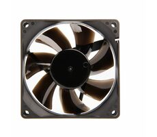 Noiseblocker BlackSilent Pro Fan PP čierna / 80 mm / 18.1 dB @ 2000 RPM / 31.78 CFM / 3-pin