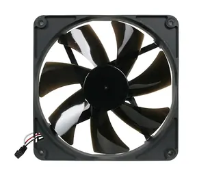 Noiseblocker BlackSilent Pro Fan PK2 čierna / 140mm / 20 dB @ 1200 RPM / 54.73 CFM / 3-pin