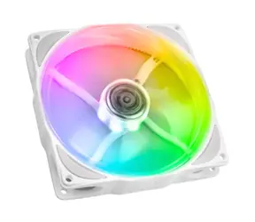 Noiseblocker NB-eLoop X B12-P ARGB biela / 120mm / 28.4 dB @ 2000 RPM / 77.92 CFM / 4-pin PWM + 3-pin