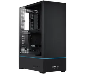 Lian Li SUP01X Midi-Tower čierna / mATX / mini-ITX / ATX / 2x USB-A 3.0 + USB-C 3.1 / bez zdroja / priehľadná bočnica