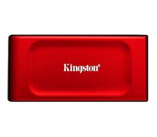Kingston XS1000 2TB červená / Externý SSD / USB 3.2 Gen 2 / 5y