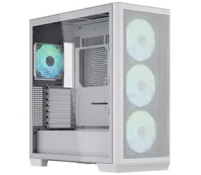 APNX C1 Mid-Tower ATX Case biela / ATX / 4X 120mm ARGB / bez zdroja / priehľadná bočnica