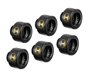Hyte Push Connects 6ks čierna / G1 / 4 / Quick-Connect systém / na 14mm