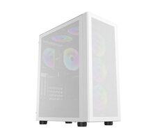darkFlash DLC29 Mesh biela / ATX / bez ventilátorov / 4X USB-A / priehľadná bočnica / bez zdroja 