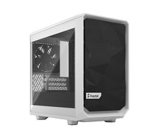 Fractal Design Meshify 2 Nano TG Clear Tint biela / Mini-ITX / 2x USB-A 3.2 / 1x USB-C 3.2 / bez zdroja / priehľadná bočne