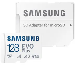 Samsung EVO PLUS 128GB + adaptér / micro SDXC / UHS-I U1 / Class 10 