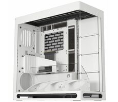 HAVN HS 420 VGPU biela / E-ATX / 1x USB-C 3.1 / 2x USB-A 3.0 / bez zdroja priehľadná bočnica / Riser Kábel