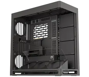 HAVN HS 420 VGPU čierna / E-ATX / 1x USB-C 3.1 / 2x USB-A 3.0 / bez zdroja priehľadná bočnica / Riser Kábel