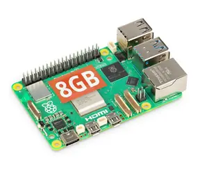 Raspberry Pi 5 - 8GB RAM / 64bit / 2,4 GHz / 2x4Kp60 / microHDMI 