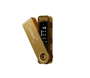 Ledger Nano S PLUS Gold / hardvérová peňaženka na kryptomeny