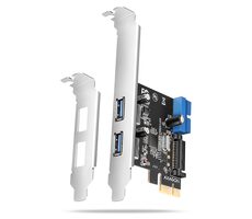 Axagon PCEU-232RS, PCIe radič, 2+2x USB 5Gbps Port, SATA napájanie, Renesas PD720201, SP & LP