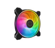 Cooler Master Master fan MF120 Halo2 čierna / 120mm / Riffle bearing / 2050 RPM / 51.9 CFM / 4-pin PWM