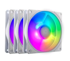 Cooler Master Mobius 120P ARGB biela 3ks / 120mm / Loop Dynamic bearing / 2400 RPM / 75.2 CFM / 4-Pin PWM