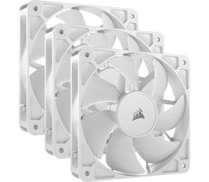 Corsair RS120 PWM 3ks biela / 120mm / Magnetic Dome Bearing / 420-2100 RPM / 72.8 CFM / 4-Pin