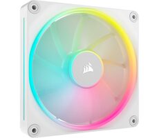 Corsair iCUE LINK LX140 RGB biela / 140mm / Magnetic Dome Bearing / 2000 RPM / 84.7 CFM / 4-Pin
