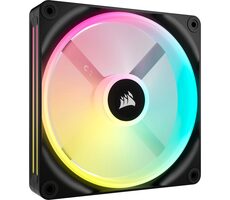 Corsair iCUE LINK QX140 RGB čierna / 140mm / Magnetic Dome Bearing / 400-2000 RPM / 82.5 CFM / 4-Pin